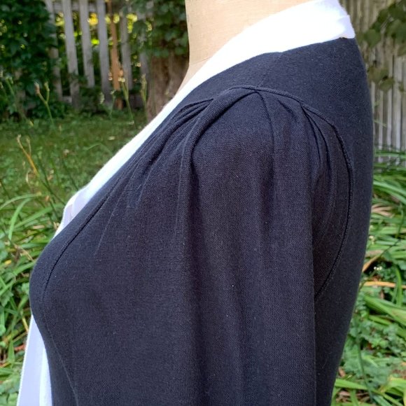 TOP-RATED SELLER! Sonia Rykiel Navy and White 100% Cotton Dress - Picture 6 of 11